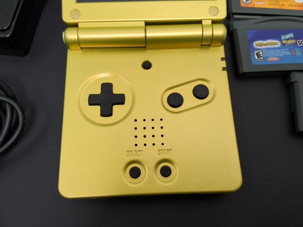 Nintendo Game Boy Advance SP | AGS-001 Gold Zelda W/ Games!!! | eBay