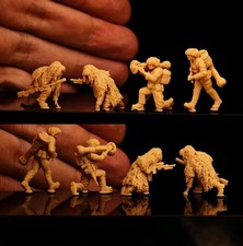 1/72 1/48 1/87 Modern British Camouflage Uniform Army Infantry 4pcs 3d Printed