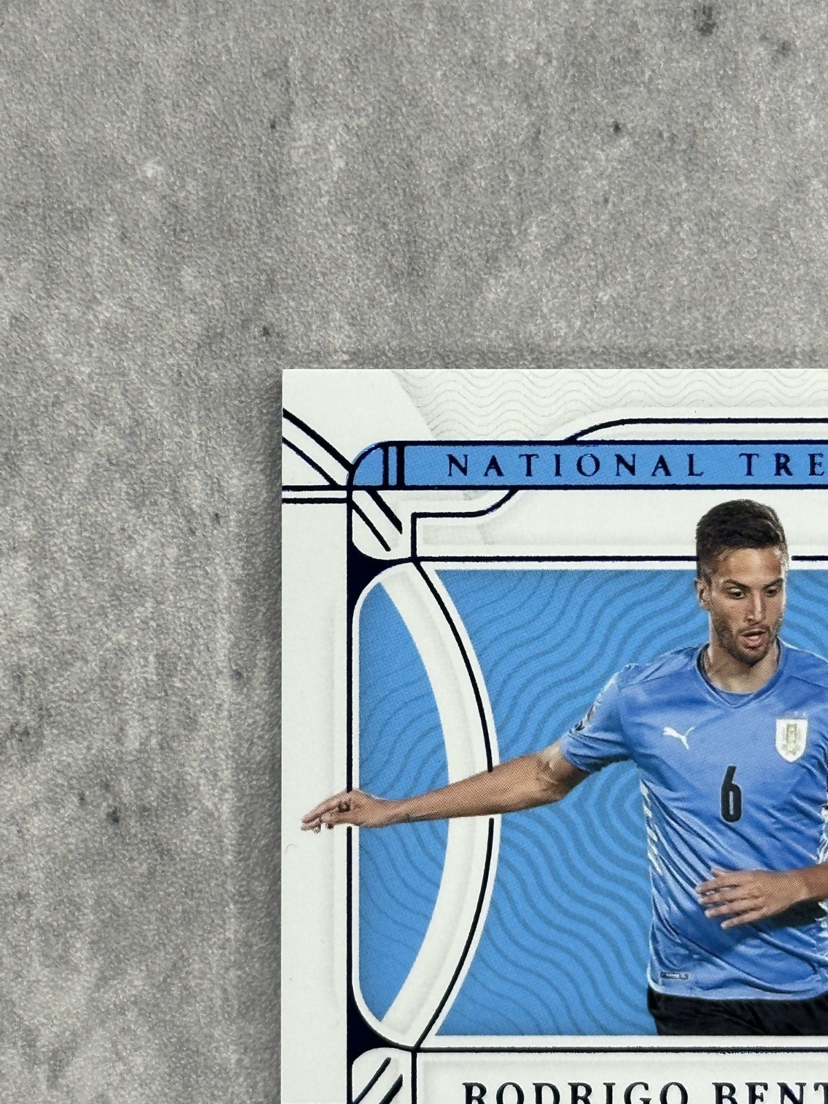 Rodrigo Bentancur, 2022 National Treasures RTWC  Uruguay ON CARD Auto /49 view 3