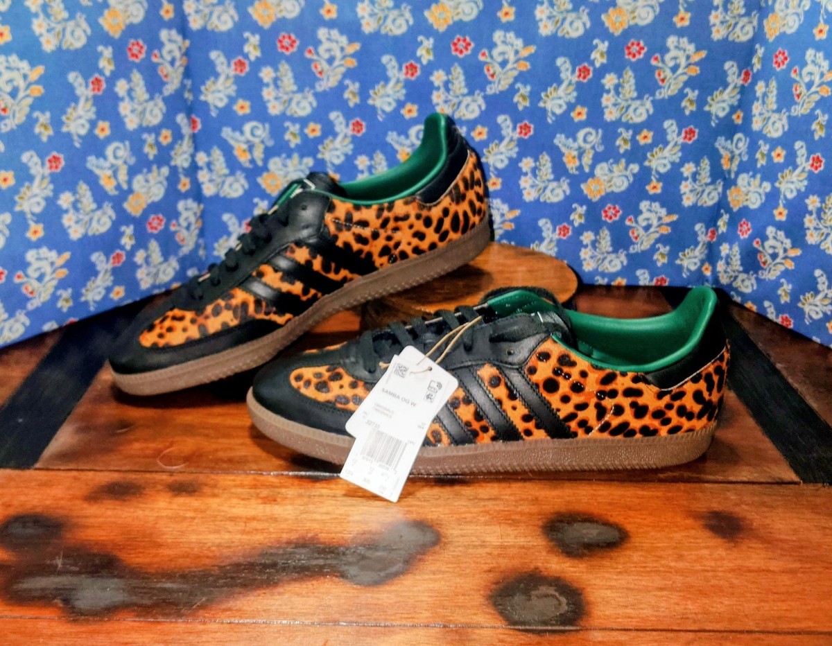 Adidas "Samba OG Cheetah Pack" Black/Unisex (W 13.5/M 12) NEW | eBay