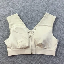 Tommie Copper Shoulder Support Sports Bra Womens XL Beige Znergy Gym Compression