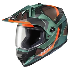 HJC 1144-1447-06 DS-X1 Synergy Snow Helmet with Dual Lens Shield Lg Green