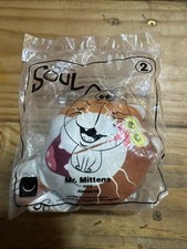 2020 McDonald's Happy Meal Toy Disney Pixar Soul Toy  2 Mr Mittens Plush Toy