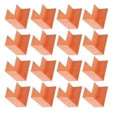 16 Pack Inside Waterproof Corner Shower Polyethylene Seamless Orange