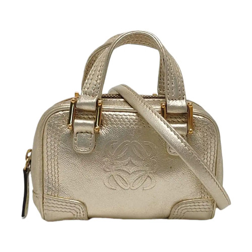 LOEWE Amazona Crossbody bags Leather Gold Free Shipping | Duties Paid