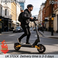 Image of 🔥10"Foldable Scooter250W48V17AH Off Road Electric Scooter 50-60KM TWOFISH V2MAX