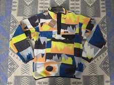 Patagonia Kids LW Synchilla Snap-T Pullover Sz XL 14 Frontera Endless Blue