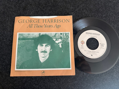 2409 / George Harrison  - All Those Years Ago - Writing's On The Wall / 7''/ NM