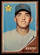 1962 Topps Danny Murphy #119 GD Chicago Cubs