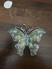 Bradford Editions Danbury Mint Heirloom Porcelain Butterfly Ornament 2002 No Box
