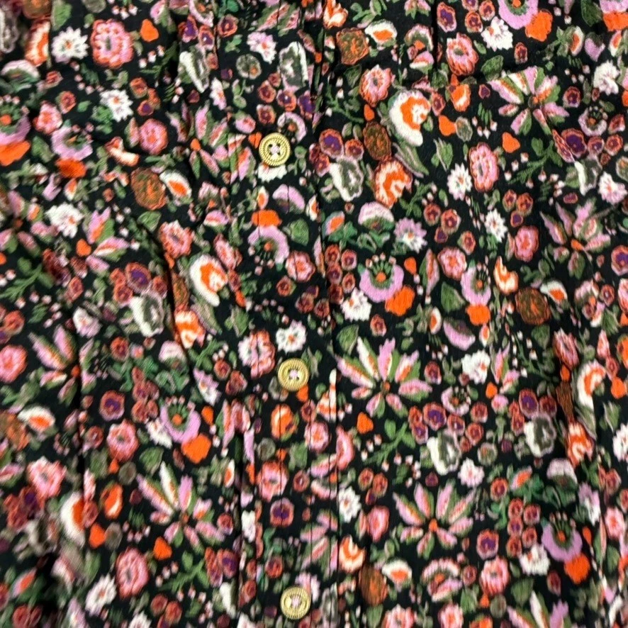 Maeve Anthropologie Floral Button Down Top Long Sleeve Blouse Size S - Image 2 of 4