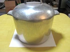 Vintage Wagner Ware Sidney -O- Magnalite #4738, 8 Quart Stock Pot . W/Lid. Nice