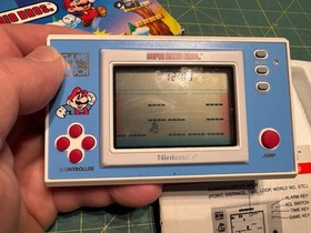 1988 Nintendo Super Mario Bros. Game & Watch YM-105 CIB IOB Complete Box works