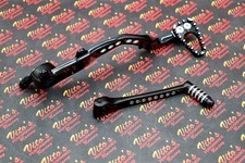 Kit palanca honda trx450r billet aluminio negro palanca de cambios + palanca de freno