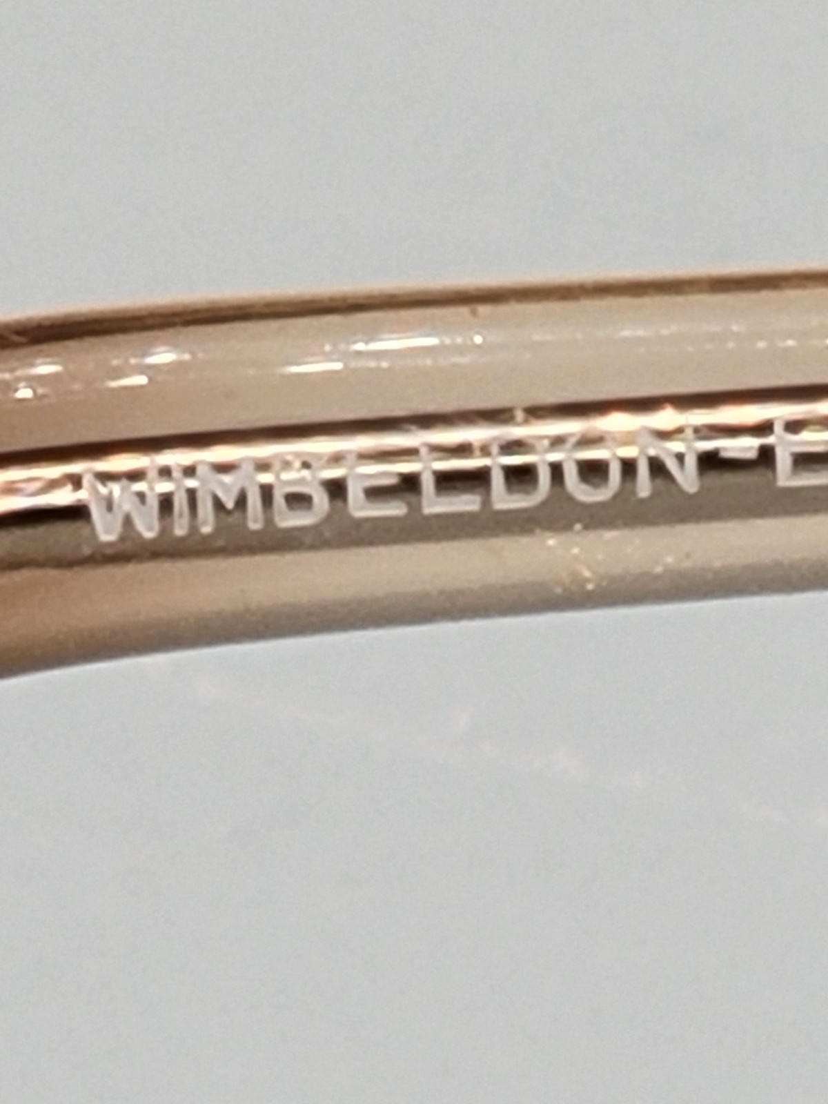 Vintage 70s 80s Oversized Wimbledon June-1 Retro Drop Arm Eyeglass Frames