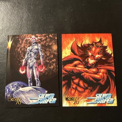 1998 SkyBox Marvel Creators Collection Mephisto Silver Surfer #61 & #69