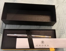 Cross Classic Century Medalist Rollerball Pen AT0085-109 Chrome 23K Gold NEW