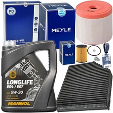 MEYLE INSPEKTIONSPAKET+MANNOL 5W30 ÖL für 2.0 TDI AUDI A6 C7 4GC 4G5 150+190 PS