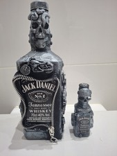  Jack Daniels Empty 70 + miniature glass  bottle  set