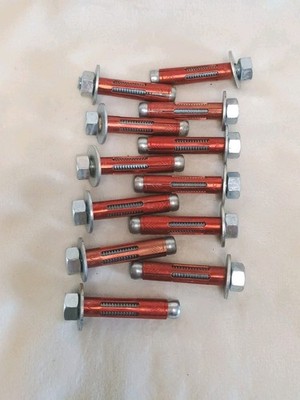 12 Phillips REDHEAD Concrete Sleeve Anchor 3/8 x 1-7/8''