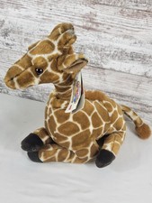 VTG Cascade Toy Giraffe Hand Puppet Plush Rod Head Turn Swivel Moves 17" Kidcore