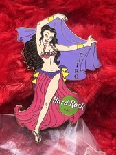 Hard Rock Cafe Pin Cairo Belly Dancer Egyptian Girl Hat Lapel Costume
