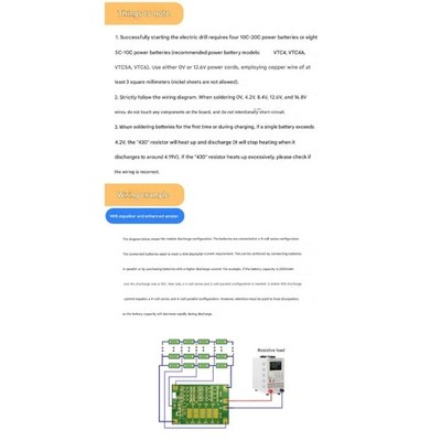 Multiple Safety Features 3 s/4S LiBattery Protections Board For Outdoor Use