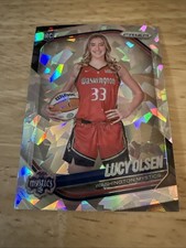 2025 Panini Prizm WNBA 145 Lucy Olsen Ice Prizm Image Variation RC