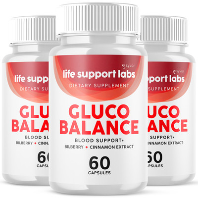 (3 Pack) Life Support Labs Advanced Gluco Balance Support Supplement 180 Capsule