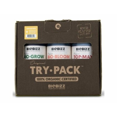 BioBizz Trypack Indoor, Bio Bloom, Bio Grow, TopMax je 250ml