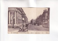 F7971) Postcard, BORDEAUX - Cours du Chapeau Rouge - Street Tram 1919
