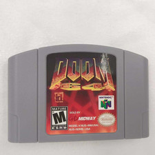 Doom Nintendo 64 N64 Original Game Cartridge Retro FPS Shooter Game Classic USA