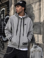 Vintage Y2K Nike Air Full Zip Men s XL Hoodie Fleece Sweatshirt Spell Out