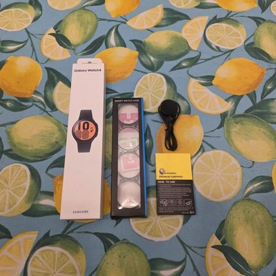 Samsung Galaxy Watch4  44mm with Extra Protectors - Complete In Box - Cib