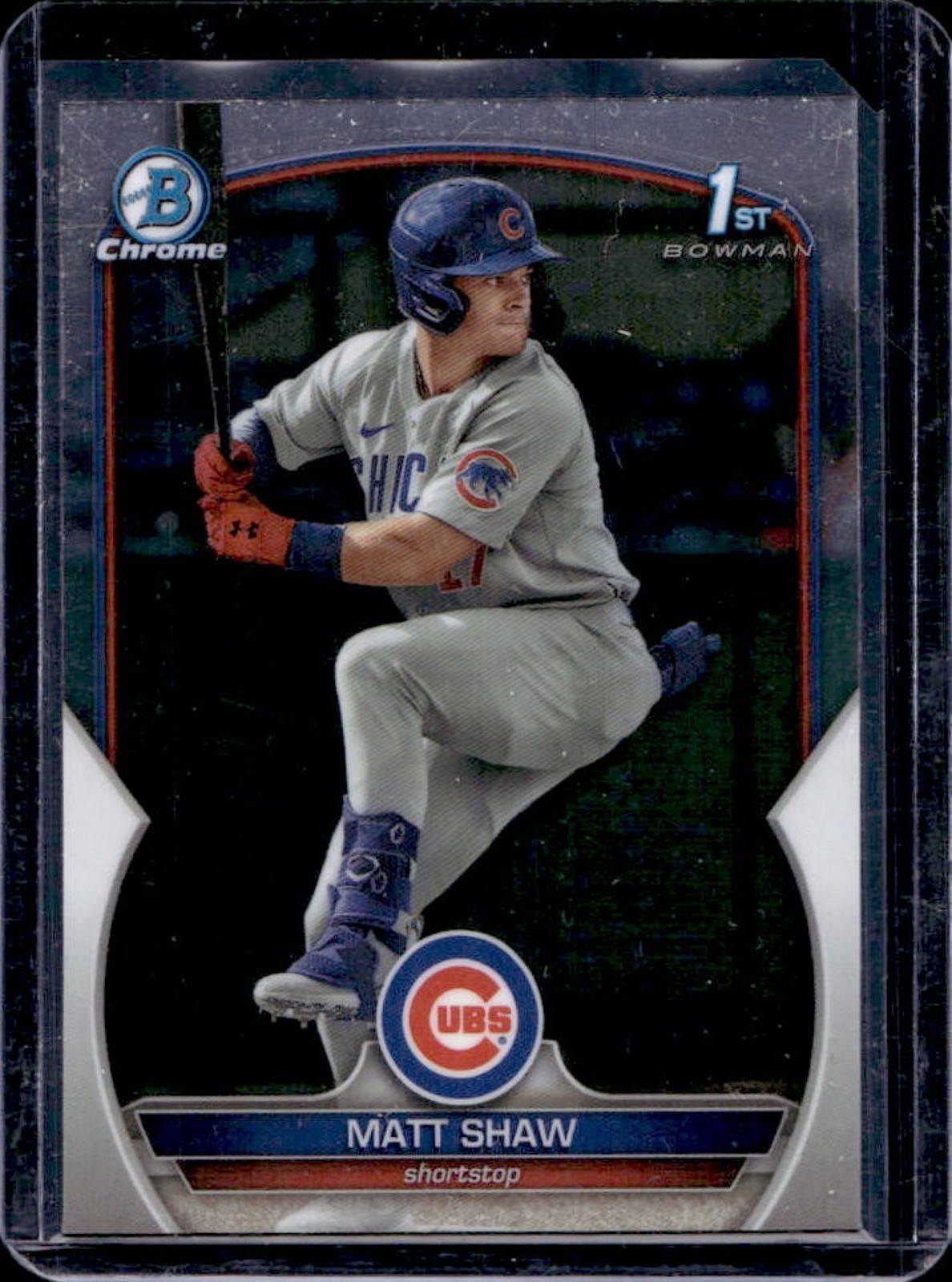 2023 Bowman Draft Matt Shaw Chrome 1st Prospect #BDC-33 Cubs