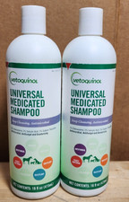 Vetoquinol Universal Medicated Shampoo for Dogs, Cats and Horses Qty 2   PI
