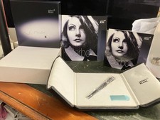 Limited Edition 1905 Greta Garbo Gold Diamonds And Pearl Montblanc Füllfederhalter