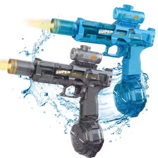 HUIQIBAO Electric Pulse Water Gun Simulated Flame Sensor Light Fully Automatic