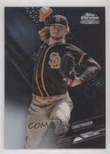 2021 Topps Chrome Black Refractor 196/199 Chris Paddack #92 7ba