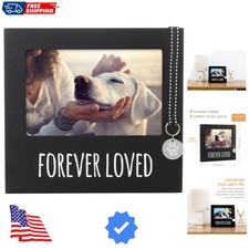 Forever Loved Pet Keepsake Picture Frame, Photo Frame for Pet Owners and Dog ...