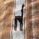 Vintage Antique Native American Handwoven Brown Wool Striped Llama Rug 65 x 19 — photo 9