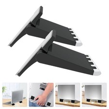 4 Pcs Laptop Elevator Ergonomic Riser Holder Stand for Desks Portable