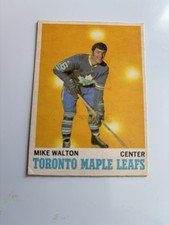 1970-71 OPC MIKE WALTON # 109 TORONTO MAPLE LEAFS