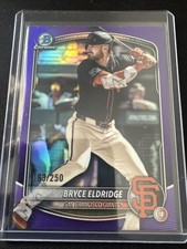 2025 topps bowman chrome prospects bryce eldridge /250 purple