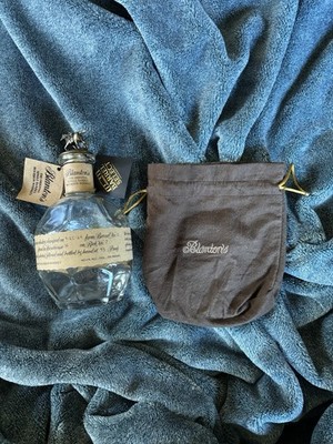 Blanton's Bourbon Whiskey Empty Bottle with Jockey Stopper Letter B w/ Bag & Tag