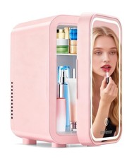 Mini Skincare Fridge Small Refrigerator for Bedroom, Beauty Fridge for Makeup...