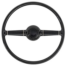 Jegs 15 In. 2-spoke 1940 Ford Replica Steering Wheel Withblack Gel Coat Grip