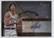 2024-25 Panini Select Signature Selections Max Christie #SS-MAX Auto 1fa4