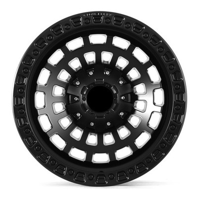 18'' ZEPHYR OFFROAD STYLE BLACK WHEELS FITS TOYOTA FJ CRUISER TACOMA