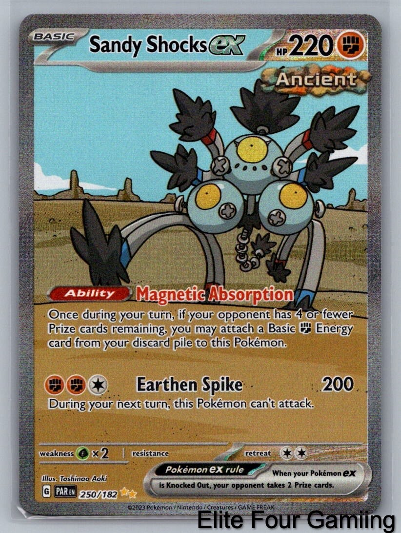 Sandy Shocks ex 250/182 Special Illustration Rare Paradox Rift Pokemon Near Mint